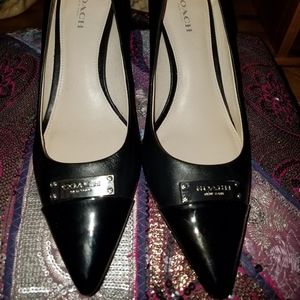 Coach Zan Tmb Glz leather/patent size 7